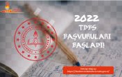 2022 TDBS Başvuruları Başladı